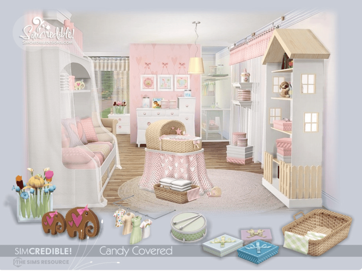4 sims 4 nursery cc