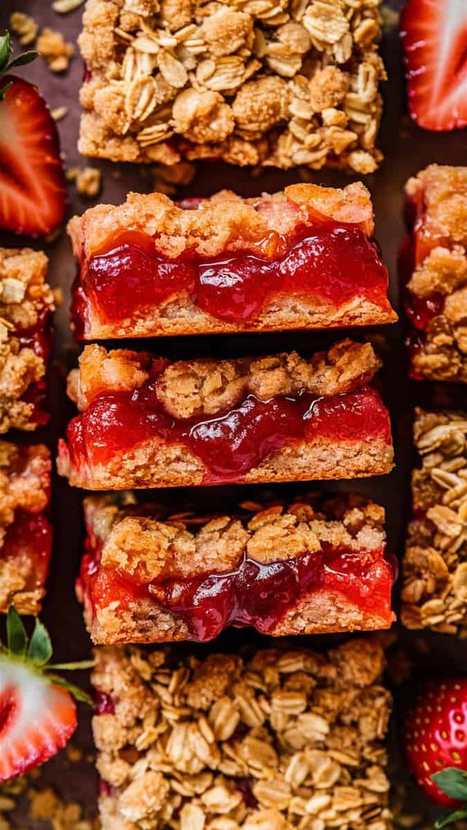 Strawberry Oatmeal bars
