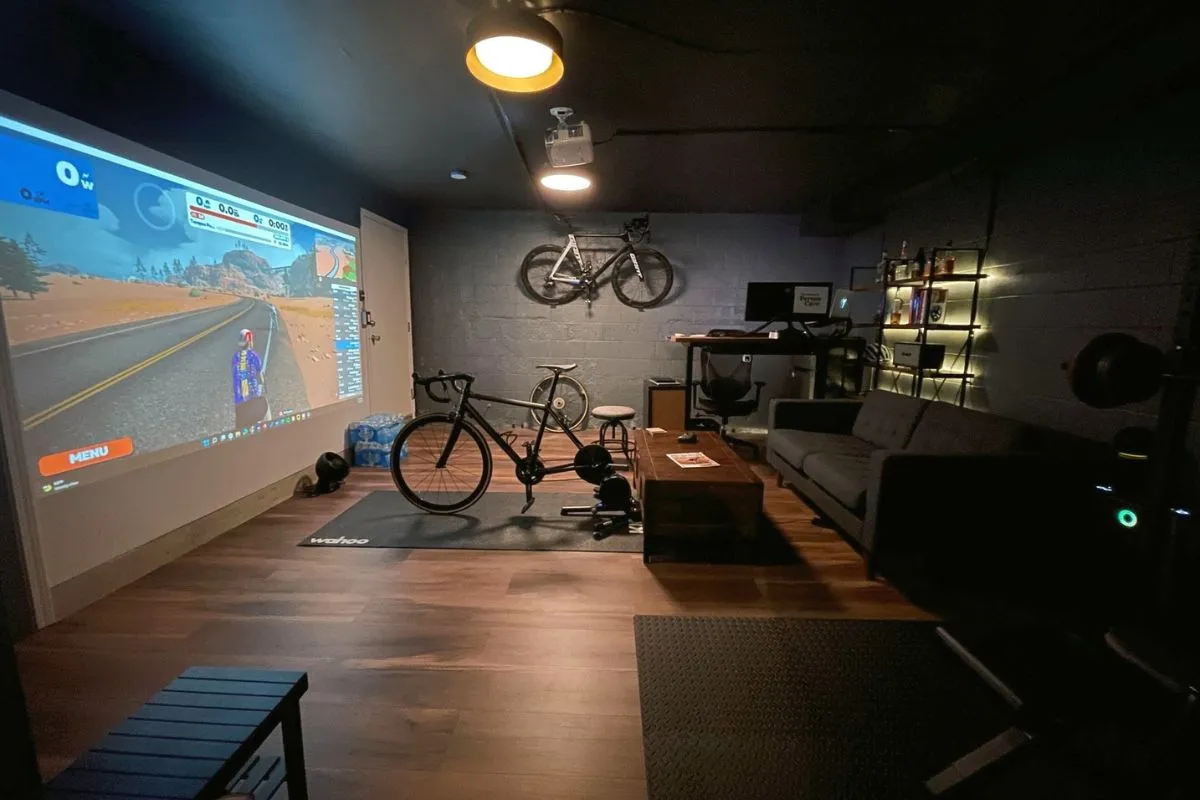 TV for Zwift Cave