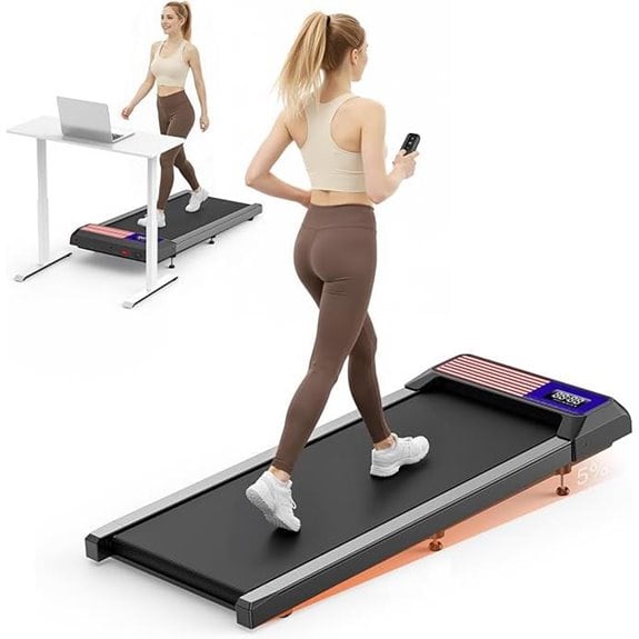 Walking Treadmill Pad with 5% Adjustable Incline