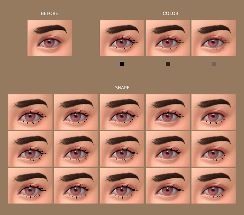 img 668aef220728b MMSims Maxis Match Sims 4 Lashes (Anime Style)