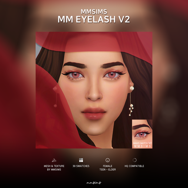 img 668aef23367f4 MMSims Maxis Match Sims 4 Lashes v2