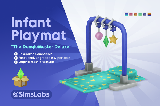 Base Game Sims 4 Infant Playmat